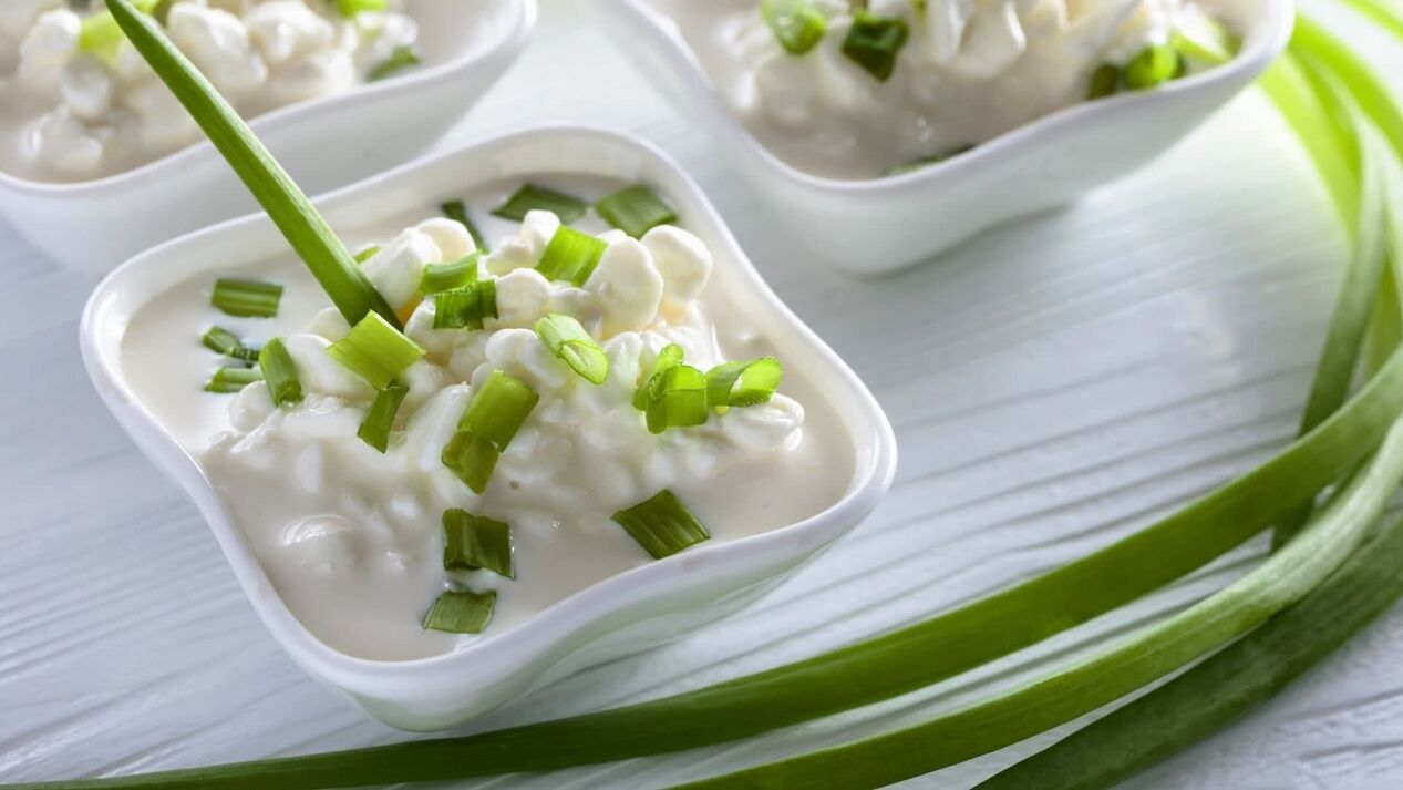 Green onion with cottages to improve potency