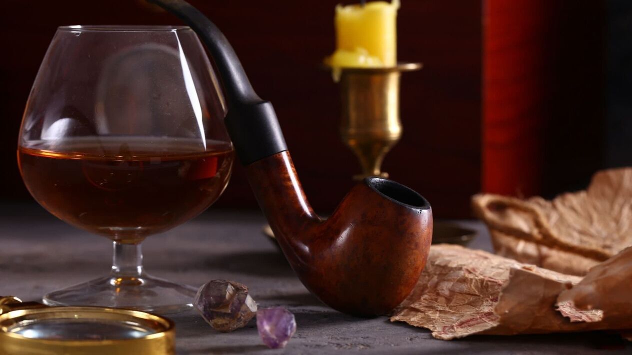 Smoking and inflicting alcohol potential