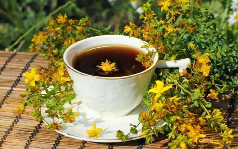 John's wort decoction to increase potency