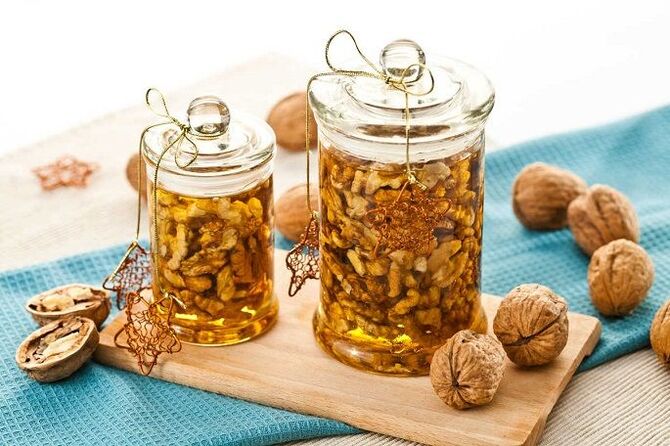 honey with walnuts for potency